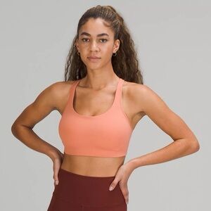 Lululemon Wunder Train Bra *Medium Support, C/D Cup Pink Savannah Sz 6